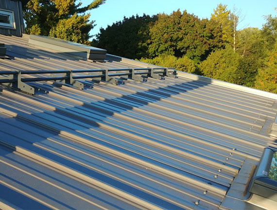 roof maintenance -- metal roofing system